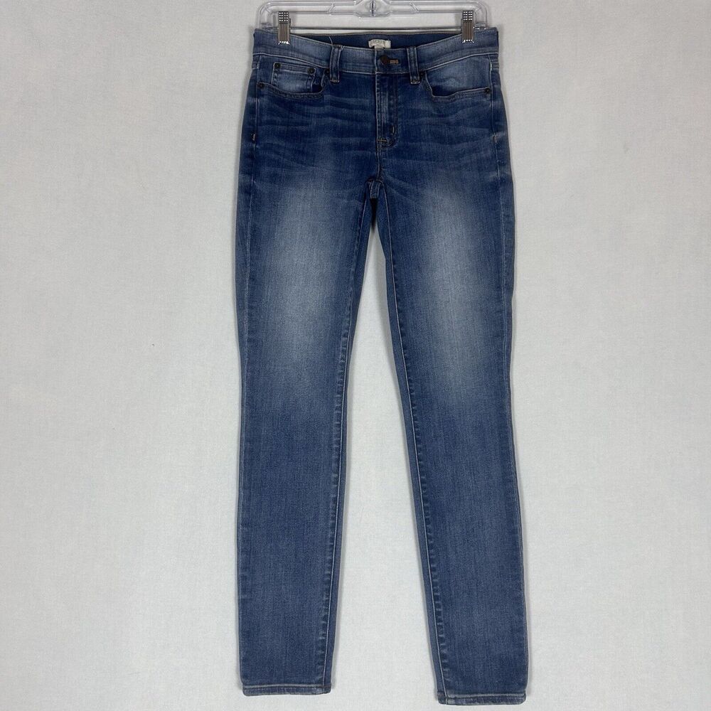 J.Crew Womens Skinny Jeans Size 27/30 Stretch Jeggings Low Rise Casual
